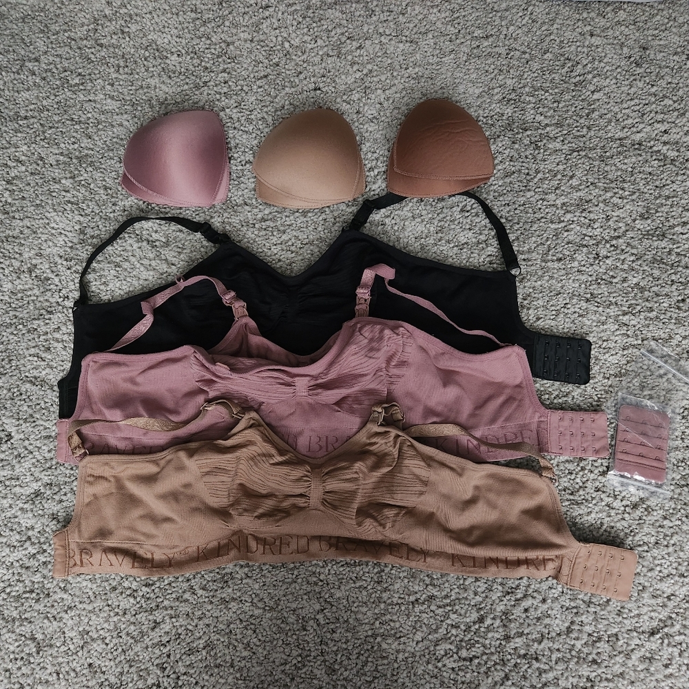 Set of 3 Kindred Bravely Sublime Pumping Nursing Bra